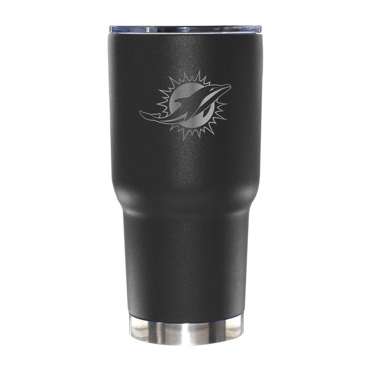 The Memory Company NFL 30oz. Black Tumbler with Etched Logo